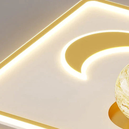 LED Ceiling Lamp Glass Living Room Lamp Dining Room Bedroom Modern Simple Lamp Ceiling