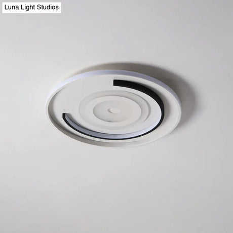 Led Ceiling Lamp - Simple Style Acrylic Ultrathin Flush Mount In Warm Or White Light