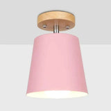 Led Ceiling Light Iron Wood Lamps Nordic Modern Lamp For Living Room Bedroom Decoration Fixture