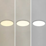 Led Ceiling Mount Fixture - Ultrathin & Simple Acrylic Flushmount Lighting In White / 16’ Third Gear