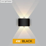 Led Wall Light Outdoor Waterproof Modern Nordic Style Indoor Lamps Living Room Porch Garden Lamp 2W