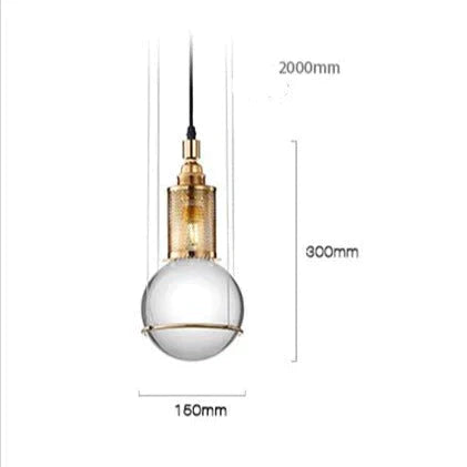 Light Home Stay Hotel Bedside Modern Minimalist Personality Window Crystal Glass Chandelier 1 Head