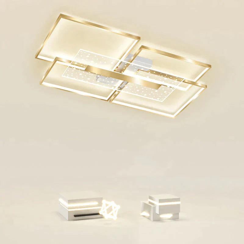 Living Room Lamp Star Ceiling Simple Modern Light Luxury Hall Creative Master Bedroom