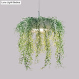 Loft Style Metal Pendant Lighting With Donut Design | 1-Bulb Hanging Ceiling Light For Balcony