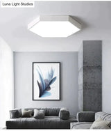 Luminaires Modern Led Ceiling Light For Living Room Bedroom Black&White Simple Mounted Home Lamps