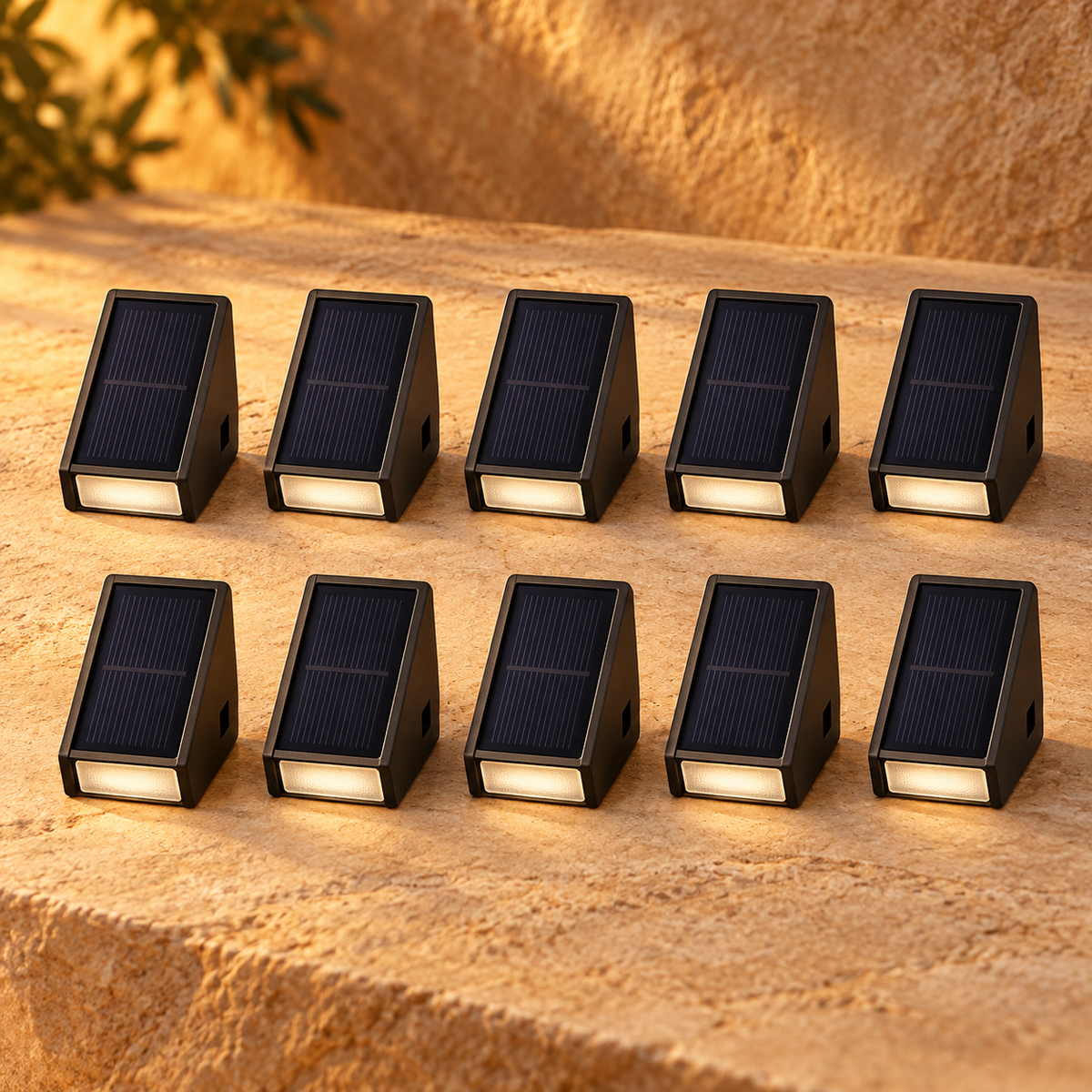 LUNA Solar Stair Lights 10-pack
