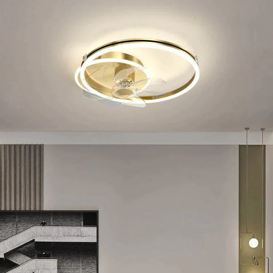 Luxury Fan Living Room Round Ceiling Lamp Simple Lamps Ceiling