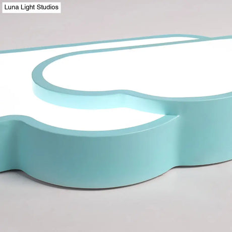 Macaron Cloud Kindergarten Ceiling Light - Acrylic Candy-Colored Flush