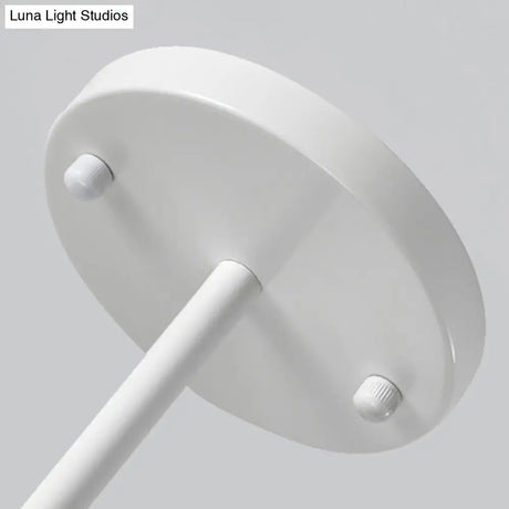 Macaron Loft Chandelier: Baby Bedroom Hanging Light With 3 Metal Lights
