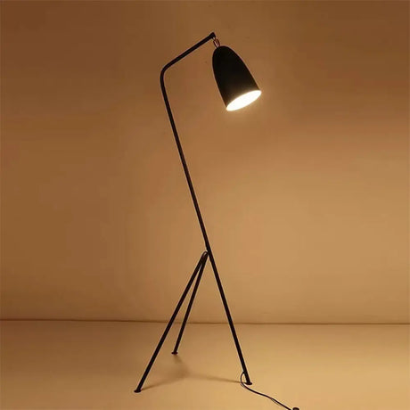 Macaron Loft Metal Floor Light With Domed Shade - One Bulb Candy Color Perfect For Meeting Rooms