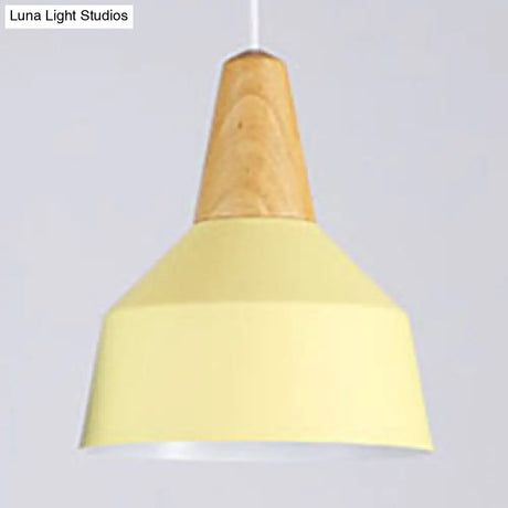 Macaron Pendant Lamp - Aluminum 10/14 Inch Wide Adjustable Cord Living Room Light