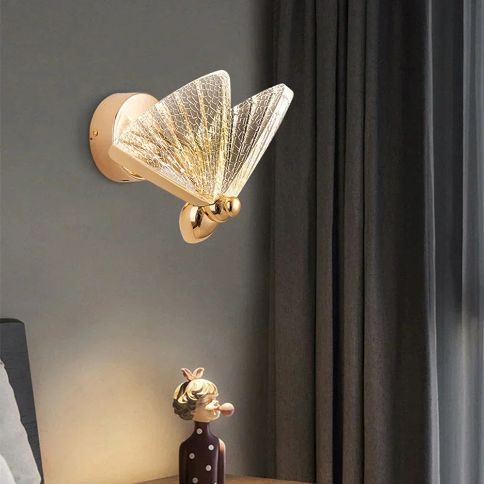 Merve - Nordic Creative Colorful Butterfly Led Wall Lamp