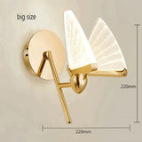 Merve - Nordic Creative Colorful Butterfly Led Wall Lamp Type 3 big / Warm White Wall Lamp