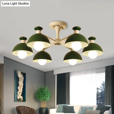 Metal Art Deco Conical Shade Dining Room Ceiling Pendant Light