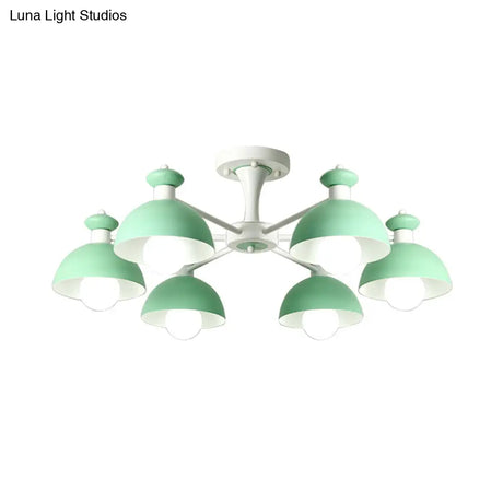 Metal Art Deco Conical Shade Dining Room Ceiling Pendant Light