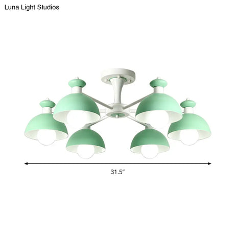 Metal Art Deco Conical Shade Dining Room Ceiling Pendant Light
