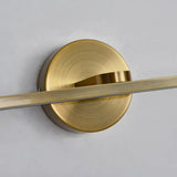 Metal Led Wall Light For Bath With Simple Style And Elliptical Sconce Fixture
