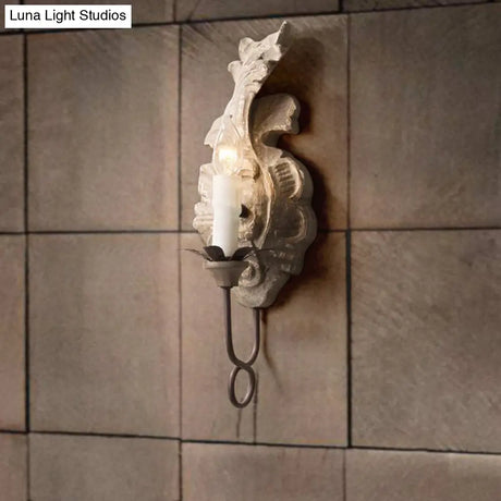 Metallic Vintage Candelabra Wall Light For Corridor