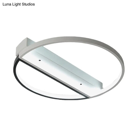 Minimalist Acrylic Led Ceiling Light - Flush Mount Ring Design