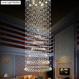 Minimalist Crystal Ball Flush Mount Lighting - 8 Lights In Nickel Finish