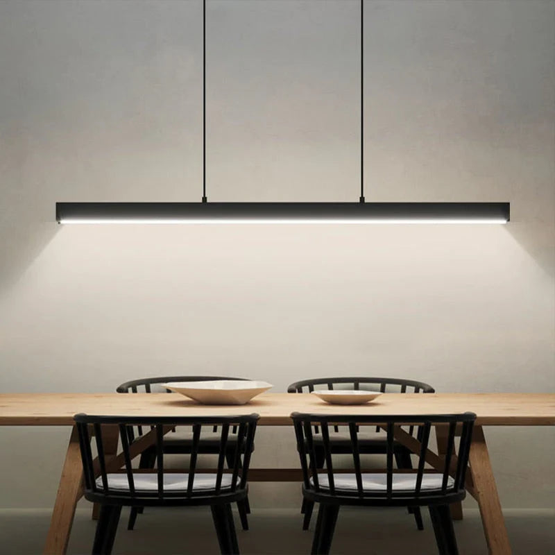 Minimalist Led Long Bar Pendant Light for Dining Room Kitchen pendant Light