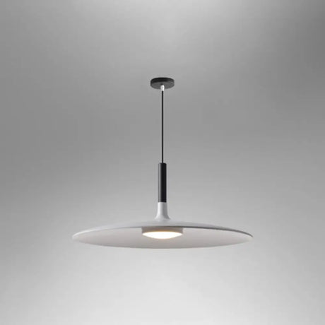 Minimalist Metal Led Pendant Lamp - Flying Saucer Style For Restaurants White / 10