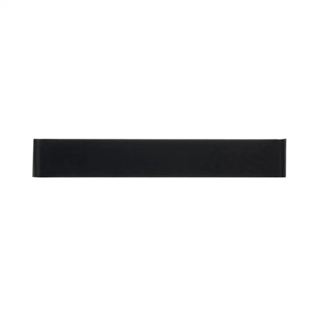 Minimalist Metal Led Rectangle Wall Light In Black/Silver Warm/White Lighting - 6/10 Dia. Living