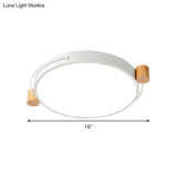 Minimalist Oval Led Ceiling Mount Light In 3 Colors Lengths - Perfect For Bedrooms!