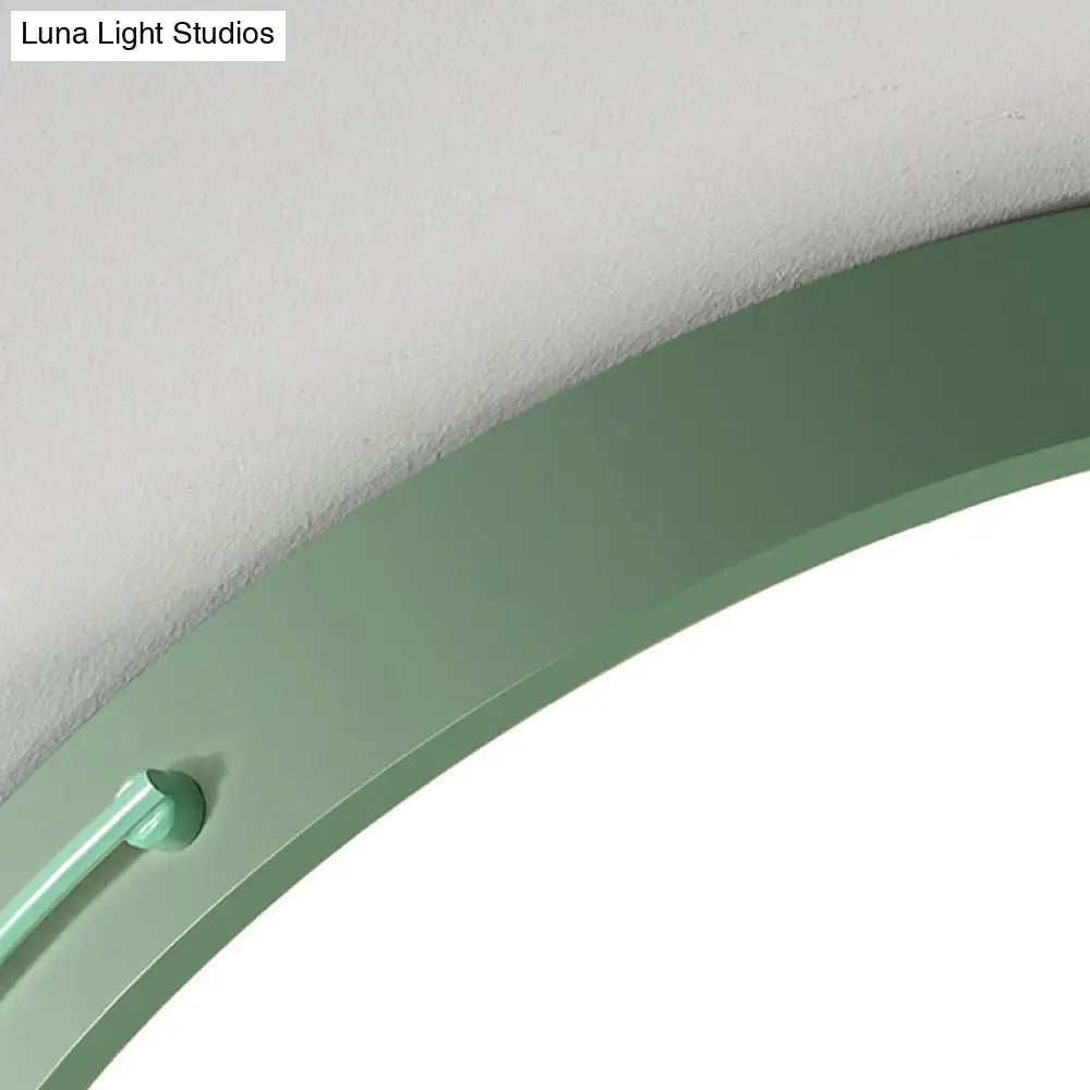 Minimalist Oval Led Ceiling Mount Light In 3 Colors Lengths - Perfect For Bedrooms!