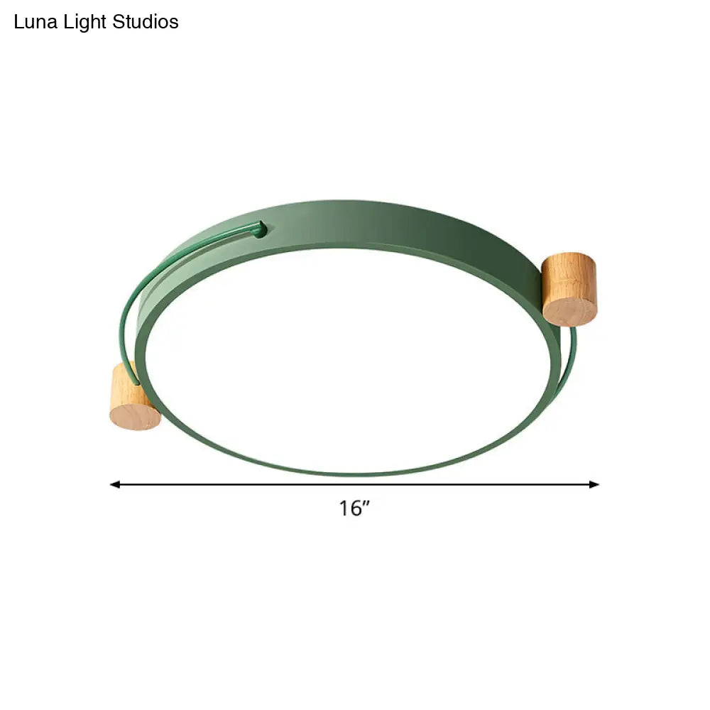 Minimalist Oval Led Ceiling Mount Light In 3 Colors Lengths - Perfect For Bedrooms!