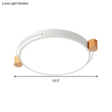 Minimalist Oval Led Ceiling Mount Light In 3 Colors Lengths - Perfect For Bedrooms!
