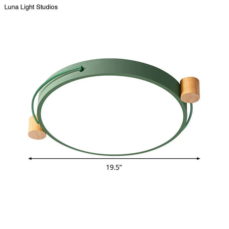 Minimalist Oval Led Ceiling Mount Light In 3 Colors Lengths - Perfect For Bedrooms!
