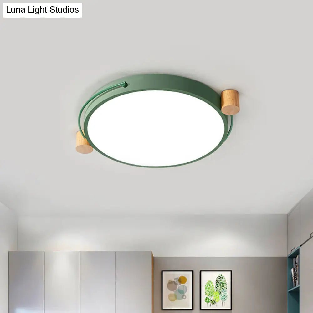 Minimalist Oval Led Ceiling Mount Light In 3 Colors Lengths - Perfect For Bedrooms!