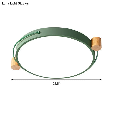 Minimalist Oval Led Ceiling Mount Light In 3 Colors Lengths - Perfect For Bedrooms!