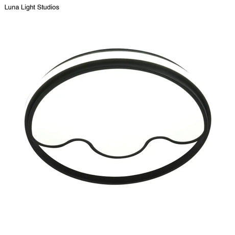 Modern Animal Paw Led Flush Mount Ceiling Light For Study Room - Eye - Caring & Acrylic Lamp