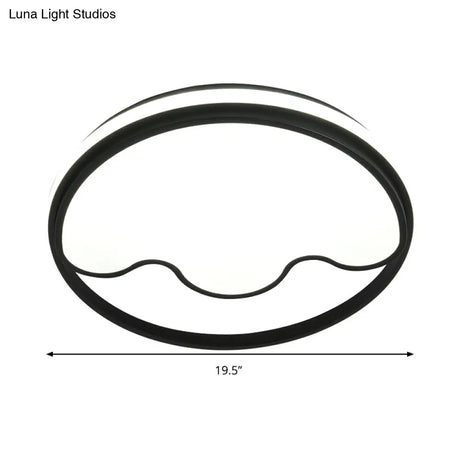Modern Animal Paw Led Flush Mount Ceiling Light For Study Room - Eye - Caring & Acrylic Lamp