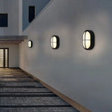 Modern Black Aluminum Led Wall Sconce For Courtyard Lighting / B