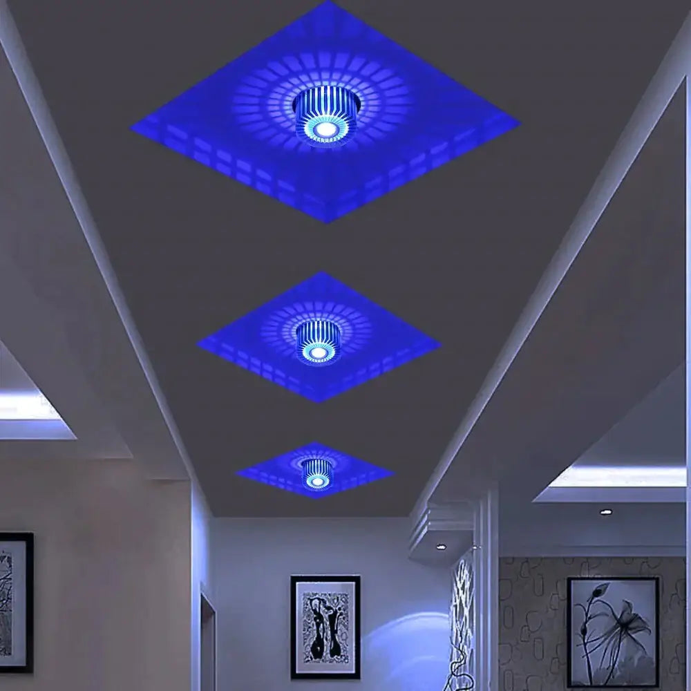 Modern Ceiling Light Colorful Indoor Led Lamp 3W Wall Sconce For Gallery Balcony Lamp Porch Light