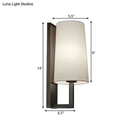 Modern Cone Wall Sconce In Chrome For Bedside Lighting