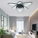 Modern Creative Ceiling Lights - Acrylic And Metal Light Fixture (25.5’/31.5’/39’) Warm/White