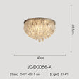 Modern Crystal Ceiling Lights For Kitchen Living Room Kids Bedroom Lamp Vintage Led Dining Light