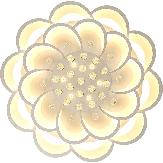 Modern Crystal Led Ceiling Lights For Living Room Bedroom Home Deco Lamp