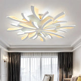 Modern Dandelion Flush Mount Light - Acrylic Ceiling Fixture With 3/5/9 Lights For Living Room In