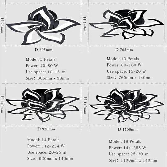 Modern Fashion Designer Black Led Ceiling Light Art Deco Suspended Lamp For Kitchen Living Room