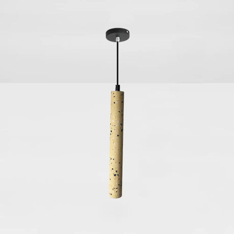 Modern Geometric Resin Hanging Lamp For Bedroom - Stylish Ceiling Lighting With 1 Bulb Beige