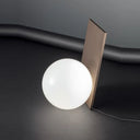 Modern Gold Metal Desk Lamp With Milky Glass Shade - Rectangle Shape Ideal For Reading And Book