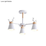 Modern Iron Deer Horn Kids Pendant Chandelier - Stylish Room Lighting Fixture