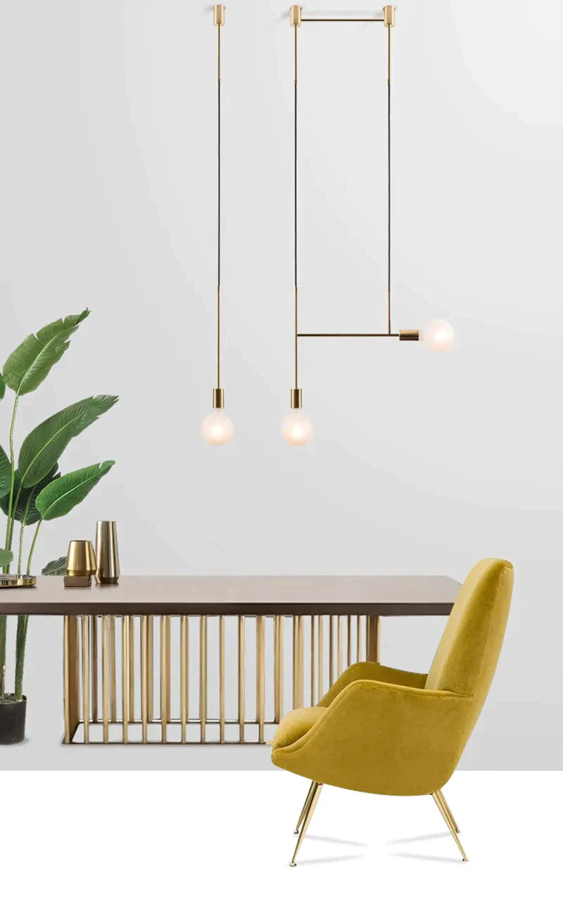 Modern Iron Pendant Light Northern Europe Creative Branches Hanging Lamp Loft Luminarias Industrial