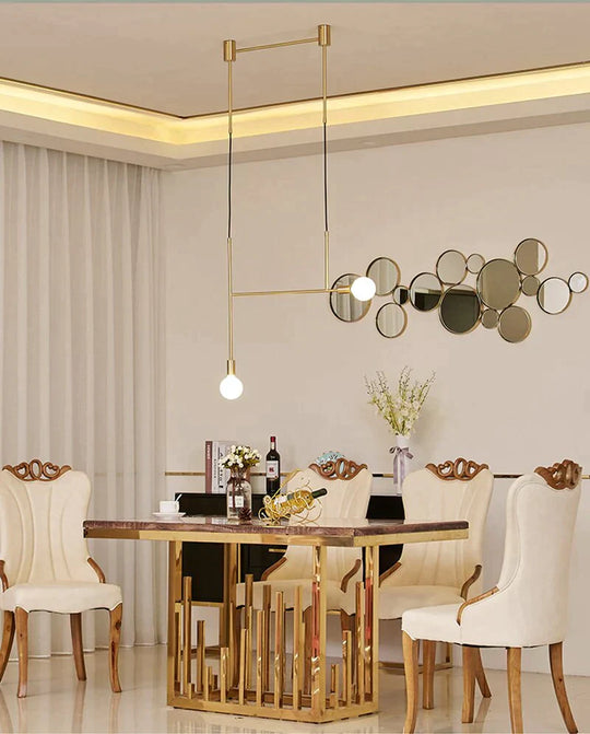 Modern Iron Pendant Light Northern Europe Creative Branches Hanging Lamp Loft Luminarias Industrial