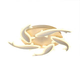 Modern Led Acrylic Fishes Flush Mount Light: Ceiling Fixture With 3/5/9 Lights In Warm/White/Natural